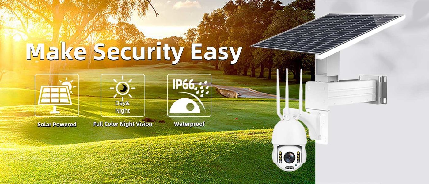 Quality Solar Floodlight Camera & WiFi Solar Security Camera factory